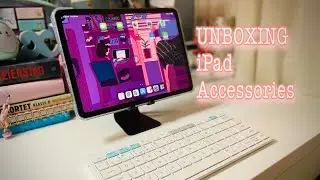 UNBOXING! iPad Accessories| Samsung Smart Keyboard Trio 500