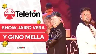 ¡EN LLAMAS! El show de Gino Mella y Jairo Vera en Teletón 2024