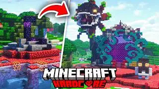 AM TRANSFORMAT O RUINA DE PORTAL PE MINECRAFT HARDCORE