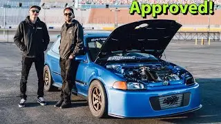 @Adam LZ  approves the B-AWD Civic! Last day Racing!