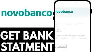 Как получить выписку из банка Novobanco (Novo banco)