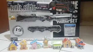 ASMR-makes a miniature house for Rail King toy trains | RAIL KING
