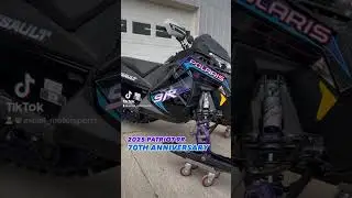 2025 Polaris 8R Patriot Boost! 70TH anniversary #shorts #polaris #snowmobile