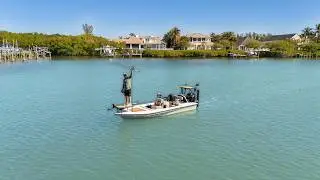 Live Shrimp Fishing on My Skiff to NLBN Fishing on Foot! Dead Monster Snook
