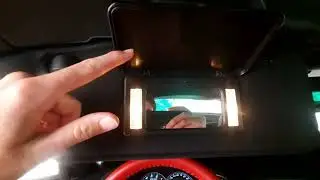 Do not remove C6 Corvette sunvisor mirror cover!