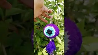 Evil eye protection for your loved ones with our 🧿keychains #trending #trendingshorts #crochet #yt