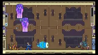 Megaman X8 Demake-EarthRock Trilobyte Boss Battle