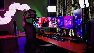 My 2021 GAMING & STREAMING SETUP TOUR | Gaming Room Tour 2021