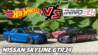 Nissan Skyline GTR34 Hot Wheels VS. Inno64