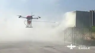 Digital Eagle Fire Fighting drone with Dry power tank