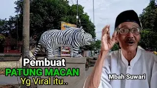 Tanpa Othongjenot Viral terkenal gak ketulungan Patung Karya Mbah Suwari pertigaan Balungjeruk.
