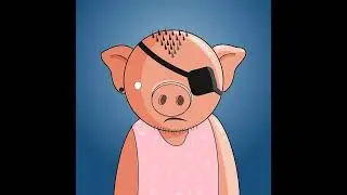 PiggieMan Nfts on OpenSea created Using Affinity Designer