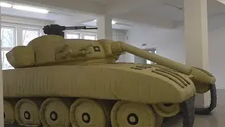 Inflatable WW2 decoy tank revealed in Bremen
