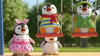 1 minute | Baby Penguins Dance | Dudi Dudi Dum Dum Song | Fun Kids Rhyme
