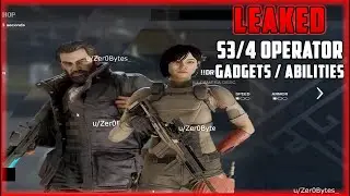 LEAKED: S3/4 Operator Gadgets / Abilities