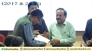 Dr Harsh Vardhan presents ICMR Awards at New Delhi