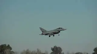 Spain Air Force Eurofighter Typhoon EF2000 (11-43) Landing Moron Air Base LEMO