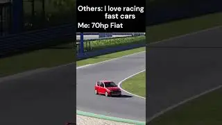 Me racing a verry fast 70hp Fiat Seicento in Oschersleben | #fiat #racing #fast #simracing