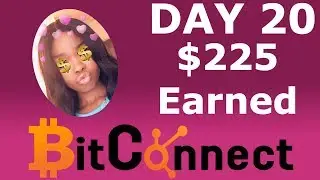 Day 20 | $225.56 Earned in BitConnect | Road to $25k