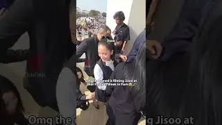 Omg the crowd is filming Jisoo at Dior Fashion Week in Paris 🔥 #jisoo #blackpink #fyp