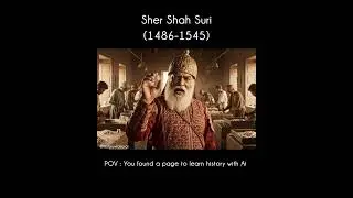 SherShah Suri #shershahsuri #suridynasty #grandtrunkroad #kabul #bengal #history #upscpreparation