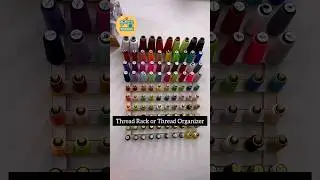 Thread Rack Organizer #sewingtips ##sewingideas #thread #shorts