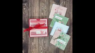 Fold-Flat box with Square Snippets Gift inserts- Stamp & Sip Jan 16, 2026