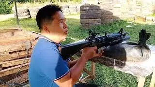 First time mag Firing.  72IB PA firing range.