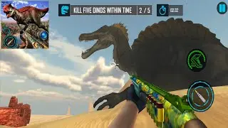 Real Dino Hunter Fps Shooter Android ios Gameplay - Dinosaur game - iGames0803 part 18