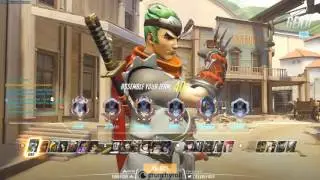 Overwatch Surefour Playing Epic Game With Multiple Heroes