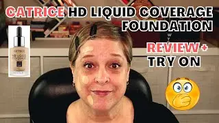 CATRICE HD LIQUID COVERAGE FOUNDATION | FIRST IMPRESSION REVIEW + TRY ON