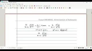 TS JL/DL/CSIR-MATHEMATICS-Riemann Integration by Advith Institute of Mathematics