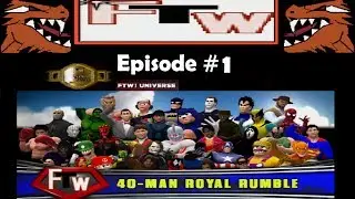 WWE 2K14! FTW! 40-Man CAW Royal Rumble 1 - Episode 1 Part 1