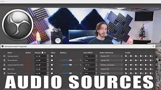 How To Add Audio Sources PER SCENE in OBS