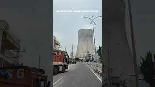 Kothagudem Thermal Power Station VII stage cooling tower #kinnerasani #telangana #power