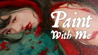 Romantic Oil Painting Process | Lush Colors & Soft Textures