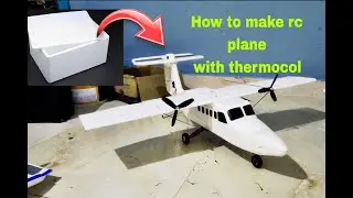 How to make RC plane twin propeller at home #aeroplane #rcplane #howtomake