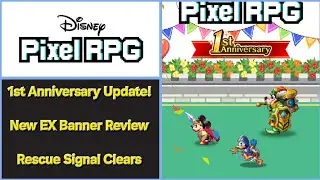 Disney Pixel RPG | Первая годовщина уже здесь! Новые персонажи: Микки, Дональд и Гуфи — обзор Banner