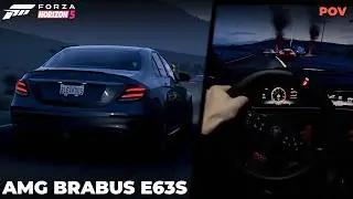 Forza Horizon 5 | Brabus AMG E63 S POV Power Sedan Race | Fanatec DD Pro Gameplay