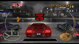 MIDNIGHT CLUB 3 DUB EDITION REMIX: EXOTICS CLUB RACE (ATLANTA) GAMEPLAY (PS2) #47