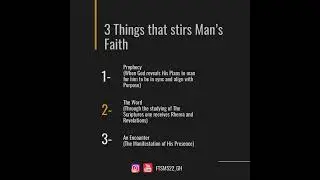 How to stir up your Faith 🙏🏽😇