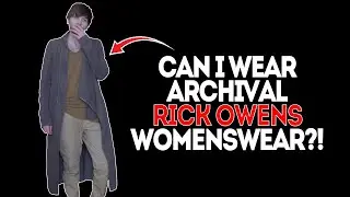 RICK OWENS Cashmere coat & t-shirt | The Rick Owens Rotation
