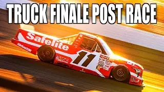 TRUCK FINALE POST RACE - He Finished the Job, Crafton's Farewell, and A Chaotic Finish!