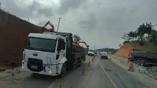 Estradas brasileiras #sc108 #Guaramirim #Massaranduba at&eacute; #blumenau. Obras e perigos
