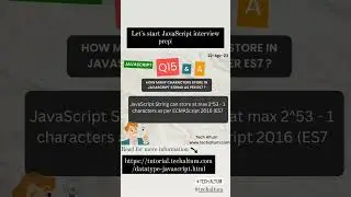 JavaScript Interview Question 15 | JS interview Preparation