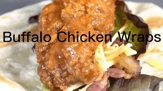 Buffalo Chicken Tender Wraps | The Golden Balance