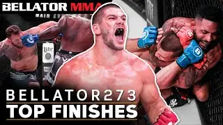 Brutal Finishes from Bellator 273 Fighters | Bellator MMA