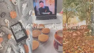 Um dia na minha vida inspirado em Gilmore Girls || leituras, visita à biblioteca & café ☕🍂🧸