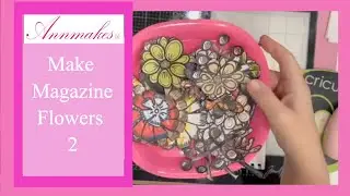 Making Magazine Flowers 2