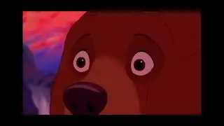 Brother Bear 2003 - Kenai&rsquo;s realization; Amazing Scene